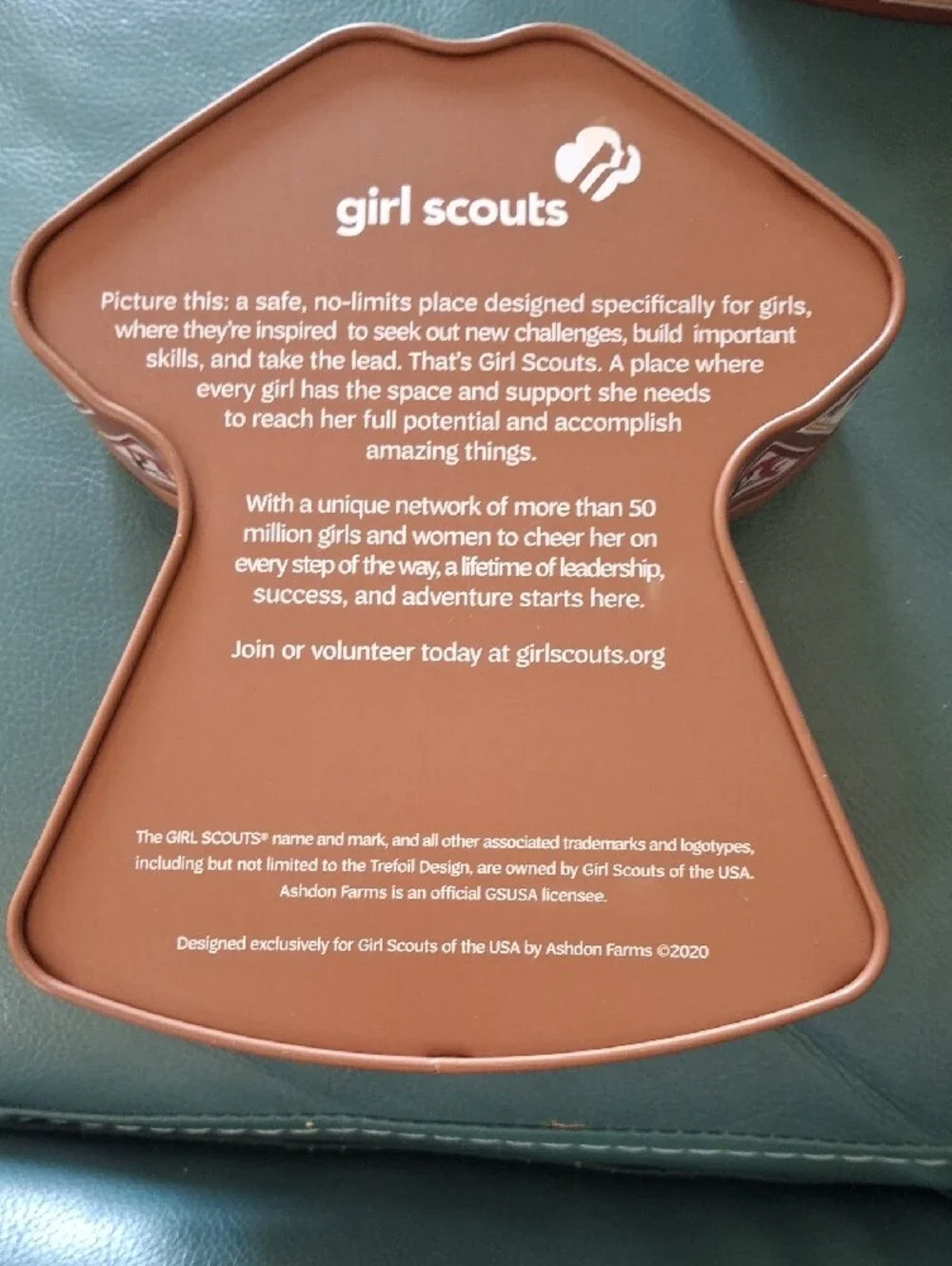 Girl Scout Uniform Tin Storage Containers- Set Of 3